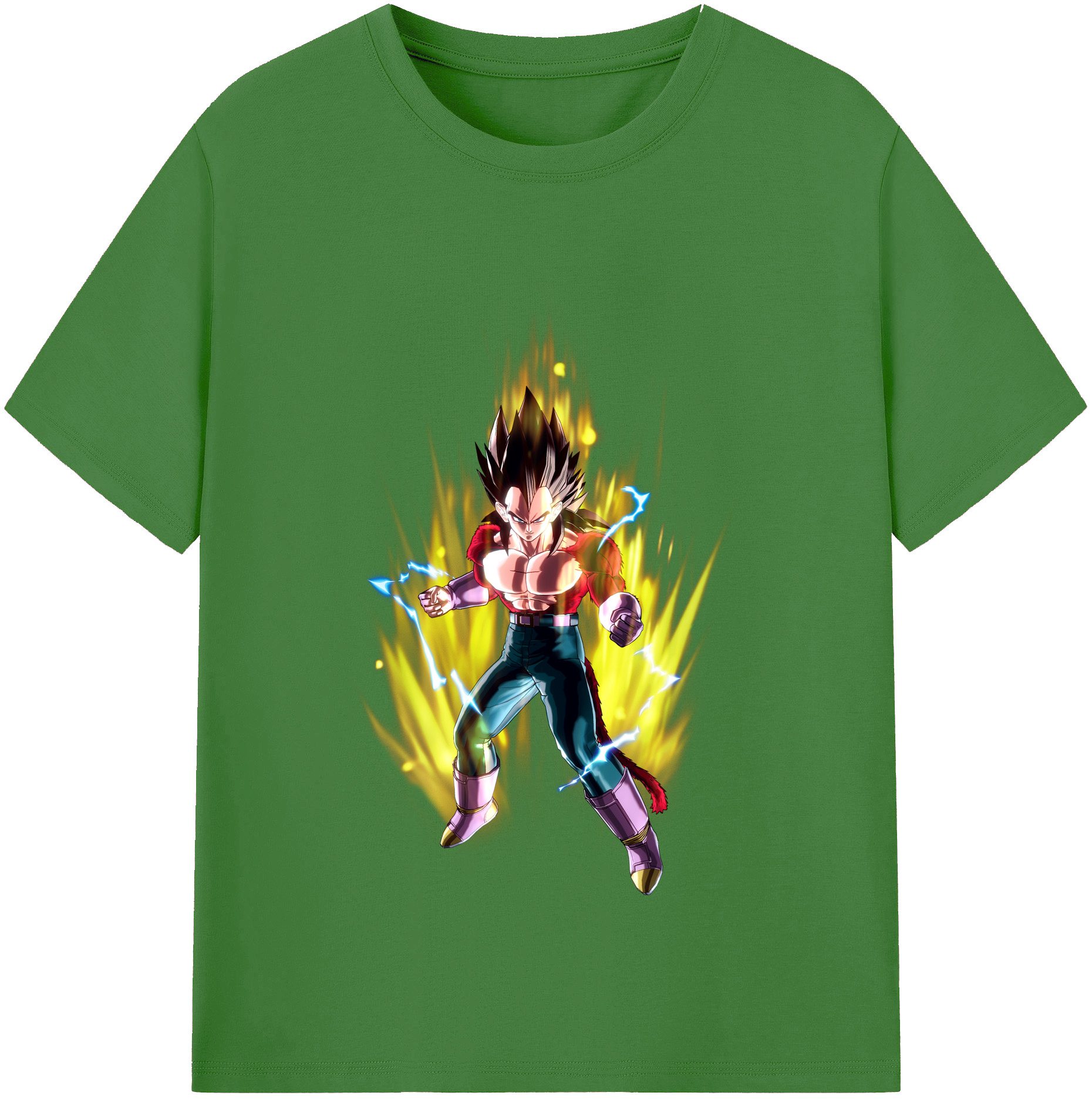 （画像用） ドラゴンボール ベジータ四世（Bejīta Yonsei）DRAGON BALL Vegeta IV レディースカジュアルプリントTシャツ（綿100％）